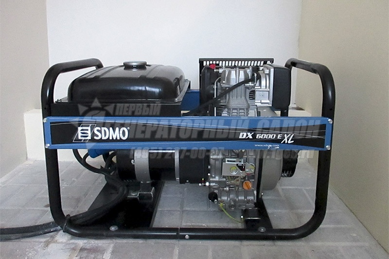 Монтаж дизельной электростанции SDMO DX 6000 E XL