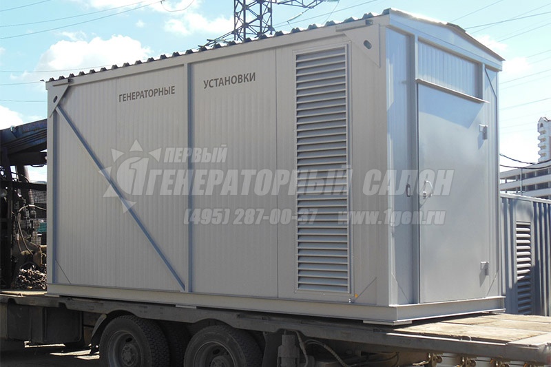 Дизель-генераторная установка SDMO J130K в контейнере «Север» ТИП-2 для частного дома