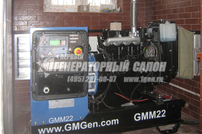 Поставка и монтаж дизельной электростанции GMGen GMM22 для загородного дома