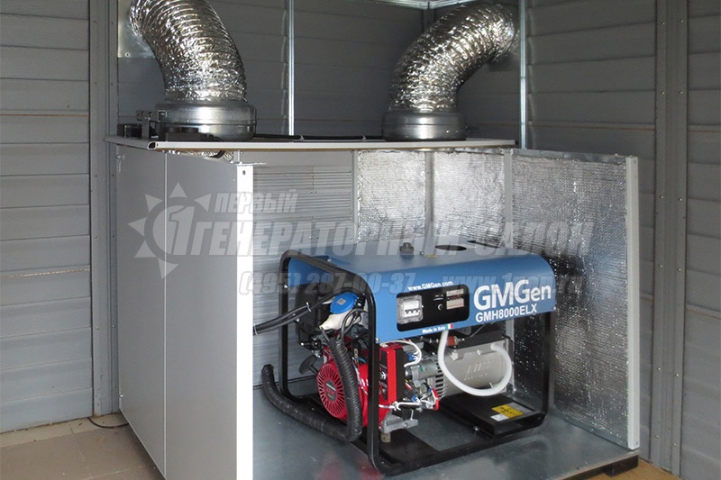 Монтаж бензиновой электростанции GMGen GMH8000ELX для загородного дома