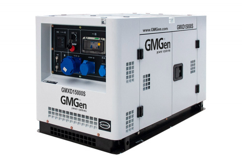 Дизель генератор GMGen GMXD15000S в кожухе - 12.0 кВт / однофазный (220 В) фото № 1