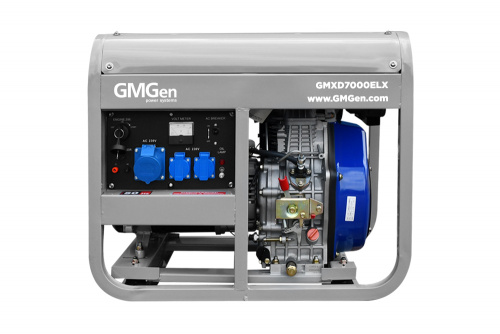 Дизель генератор GMGen GMXD7000ELX - 7.0 кВт / однофазный (220 В) фото № 7