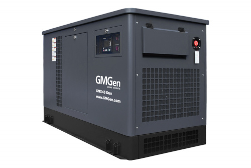 Газовый генераторGMGen GMX45 Duo в кожухе - 36 кВт / трёхфазный (380/220 В) фото № 1