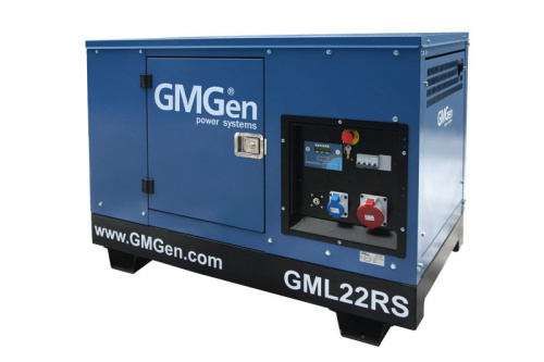 Дизель генератор GMGen GML22RS в кожухе - 16.8 кВт / трёхфазный (380/220 В) фото № 3