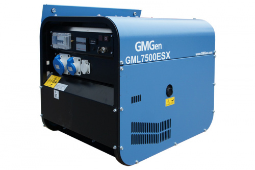 Дизель генератор GMGen GML7500ESX в кожухе - 5.1 кВт / однофазный (220 В) фото № 1