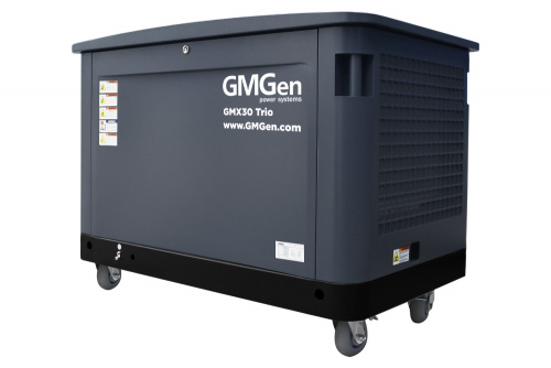 Многотопливный генераторGMGen GMX30 Trio в кожухе - 24 кВт / трёхфазный (380/220 В) фото № 1