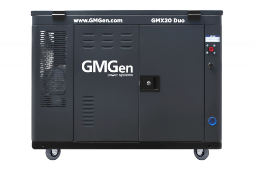Газовый генераторGMGen GMX20 Duo в кожухе - 16.0 кВт / трёхфазный (380/220 В) фото № 4