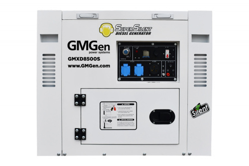 Дизель генератор GMGen GMXD8500S в кожухе - 8.5 кВт / однофазный (220 В) фото № 3