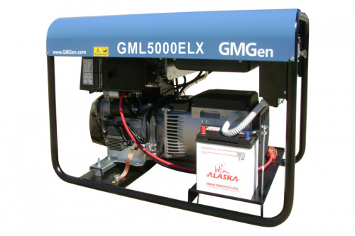 Дизель генератор GMGen GML5000ELX - 3.7 кВт / однофазный (220 В) фото № 1