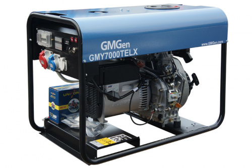 Дизель генератор GMGen GMY7000TELX в контейнере - 5.0 кВт / трёхфазный (380/220 В) фото № 1